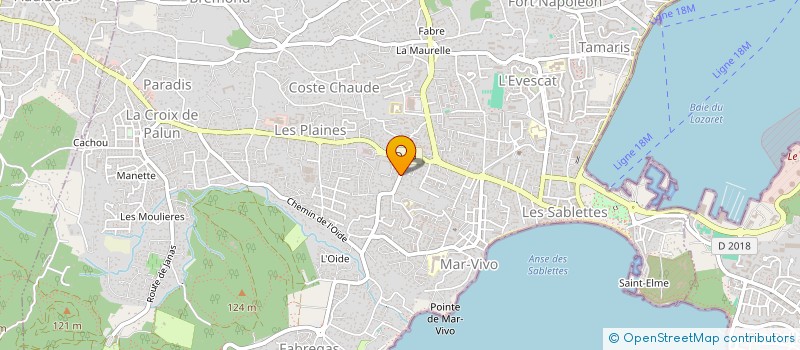 localisation de l'entreprise MADAME KALLIOPI PEDIADITI  LA SEYNE-SUR-MER