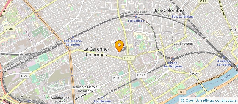 localisation de l'entreprise MADAME KALOYAN-MICHEL COLAS à LA GARENNE-COLOMBES
