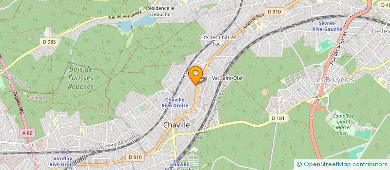 localisation de l'entreprise MADAME KALPITA THOMAS à CHAVILLE