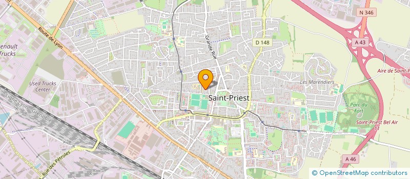 localisation de l'entreprise MADAME KALSOUM ALAYASGHAIER  SAINT-PRIEST