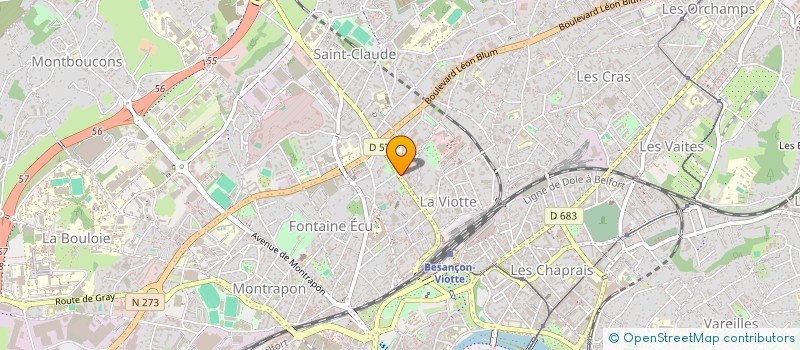 localisation de l'entreprise MADAME KALTHOUM ZEKRI à BESANCON