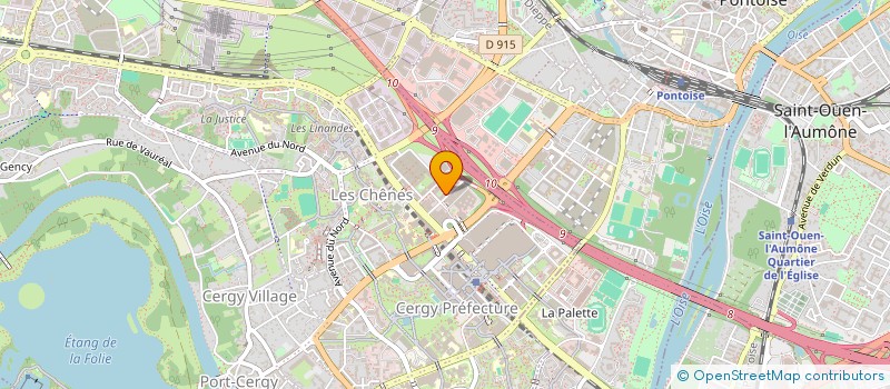 localisation de l'entreprise MADAME KALTOUM SAADAOUI  CERGY