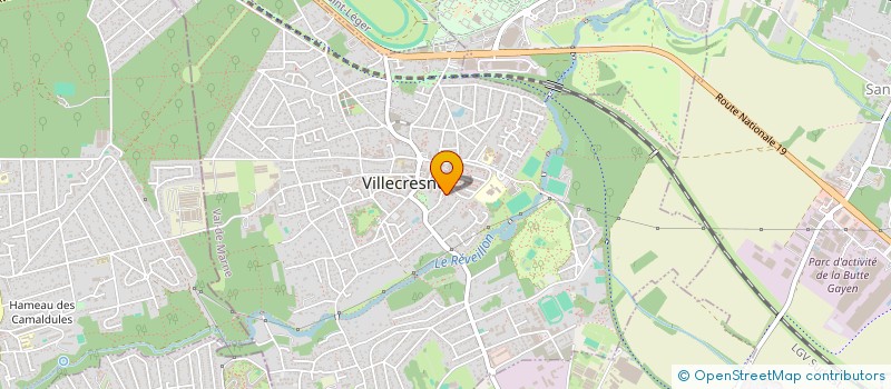 localisation de l'entreprise MADAME KALTRINA AVDULLAHU  VILLECRESNES