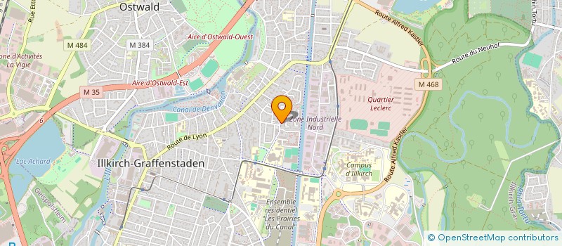 localisation de l'entreprise MADAME KALYANI MEYER  ILLKIRCH-GRAFFENSTADEN