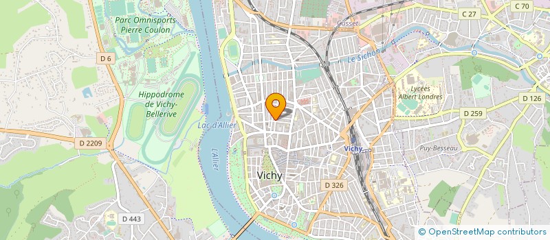 localisation de l'entreprise MADAME KAMAL HADDADI à VICHY