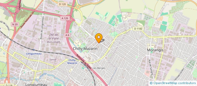 localisation de l'entreprise MADAME KAMALA SARON à CHILLY-MAZARIN