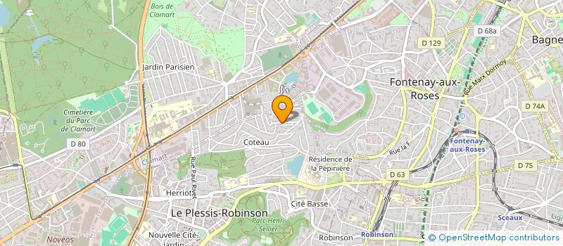 localisation de l'entreprise MADAME KAMAR ARHZANE à LE PLESSIS-ROBINSON