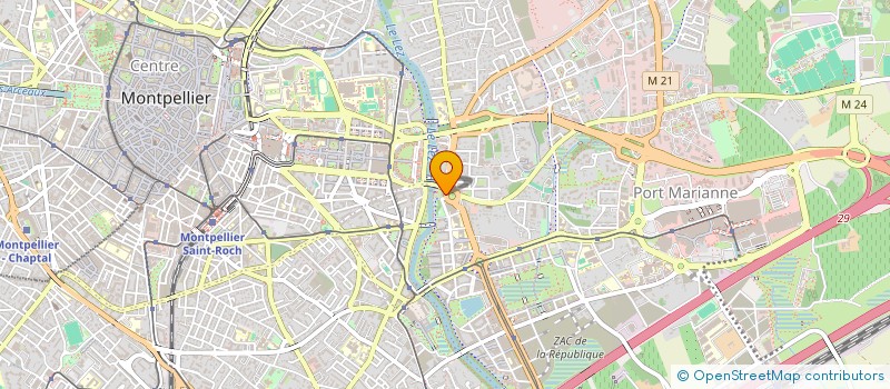 localisation de l'entreprise MADAME KAMAR OUTABACHI à MONTPELLIER
