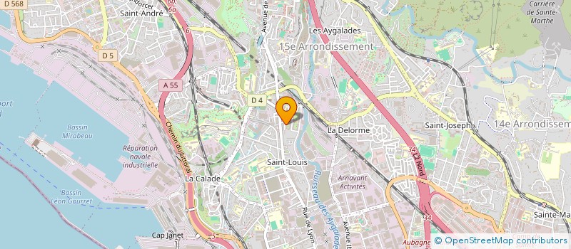 localisation de l'entreprise MADAME KAMELIA BENMOUNAH à MARSEILLE