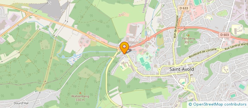 localisation de l'entreprise MADAME KAMELIA BOUGHERAB  SAINT-AVOLD