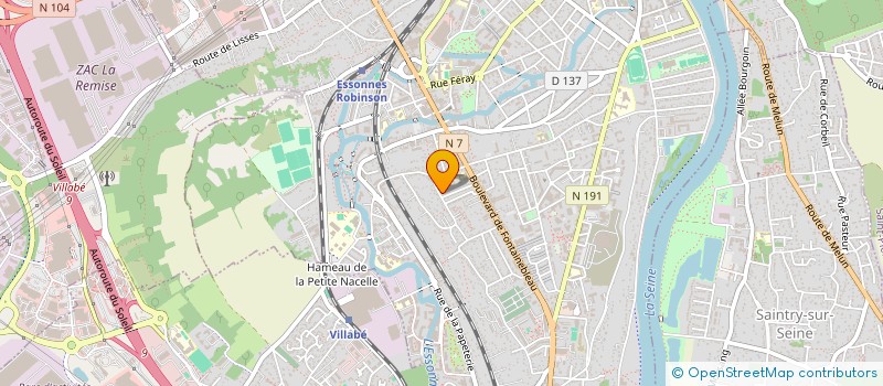 localisation de l'entreprise MADAME KAMELIA BOUKHEROUBA  CORBEIL-ESSONNES