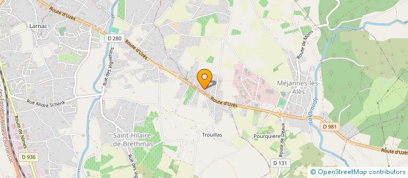 localisation de l'entreprise MADAME KAMELIA DJAHNIT  MEJANNES-LES-ALES