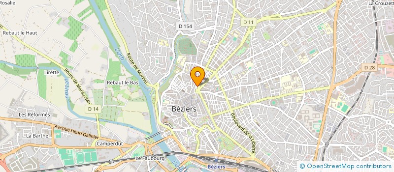 localisation de l'entreprise MADAME KAMELIA HABI  BEZIERS