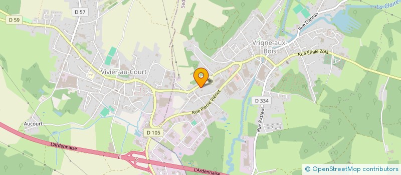 localisation de l'entreprise MADAME KAMELIA IDRI  VRIGNE AUX BOIS