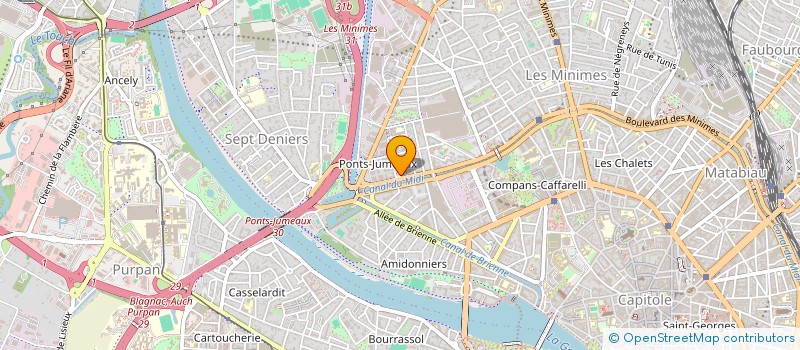 localisation de l'entreprise MADAME KAMELIA MIMOUNI  TOULOUSE