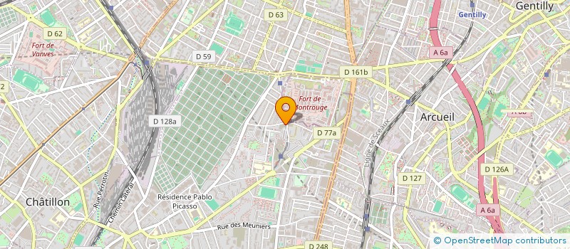 localisation de l'entreprise MADAME KAMELIA OUNNOUGHENE à BAGNEUX