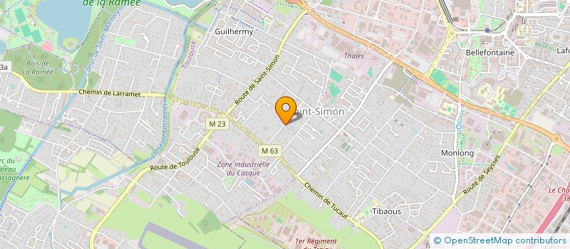 localisation de l'entreprise MADAME KAMELYA HARRAT à TOULOUSE
