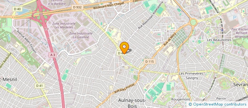 localisation de l'entreprise MADAME KAMILA ALBUQUERQUE PEREIRA  AULNAY-SOUS-BOIS