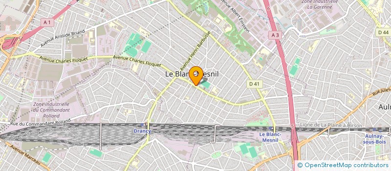 localisation de l'entreprise MADAME KAMILA BENMESSAOUD à LE BLANC-MESNIL