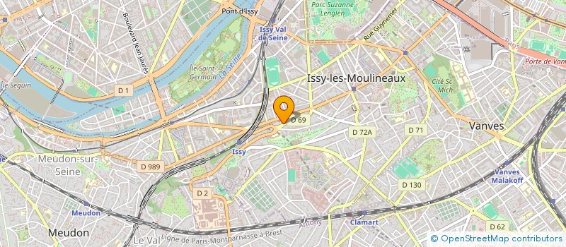 localisation de l'entreprise MADAME KAMILA BOUDOVA à ISSY-LES-MOULINEAUX