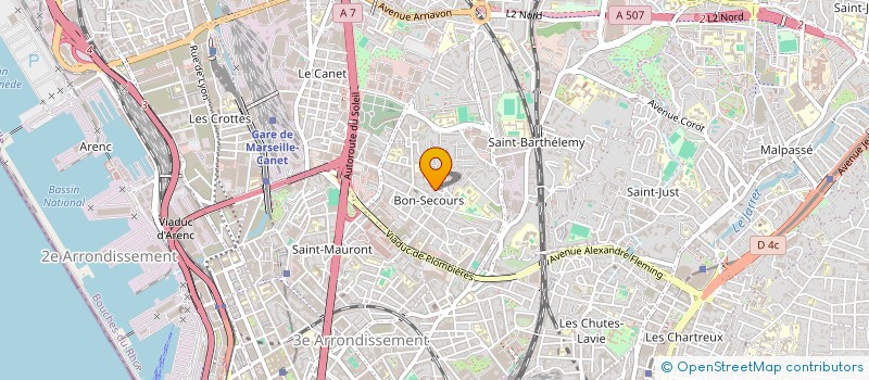 localisation de l'entreprise MADAME KAMILA BOUHAYOUF à MARSEILLE