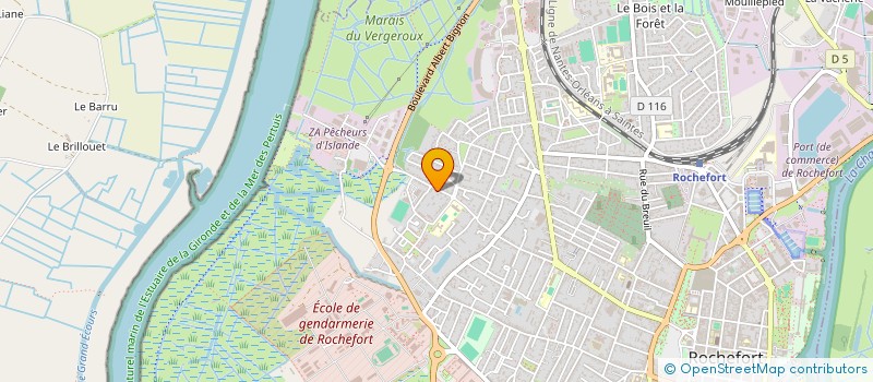 localisation de l'entreprise MADAME KAMILA GITINOVA  ROCHEFORT