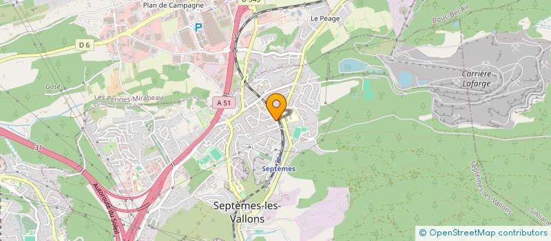 localisation de l'entreprise MADAME KAMILA GROMEK à SEPTEMES-LES-VALLONS