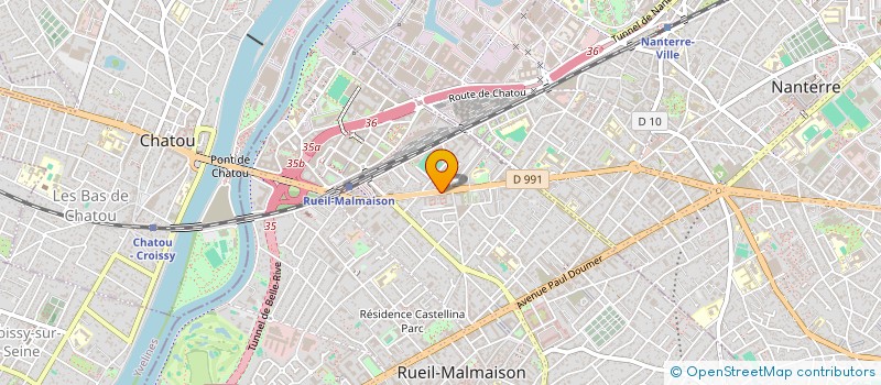 localisation de l'entreprise MADAME KAMILA GUELPINA DE LIMA à RUEIL-MALMAISON