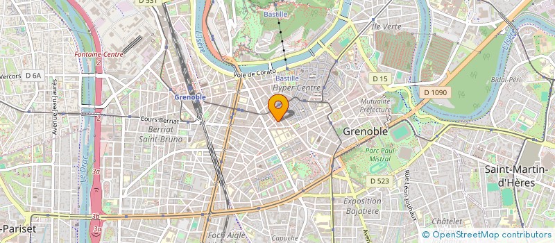 localisation de l'entreprise MADAME KAMILA GUELPINO DE LIMA  GRENOBLE