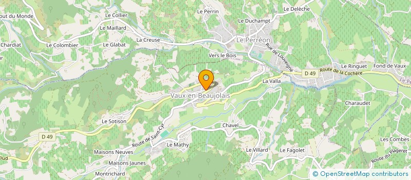 localisation de l'entreprise MADAME KAMILA HEMICI à VAUX-EN-BEAUJOLAIS