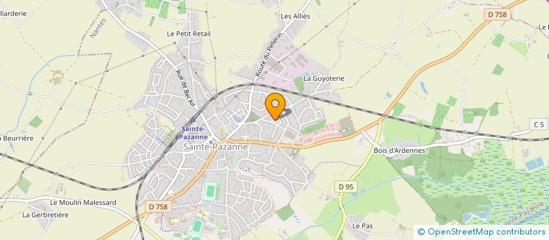 localisation de l'entreprise MADAME KAMILA OUALAH  SAINTE-PAZANNE