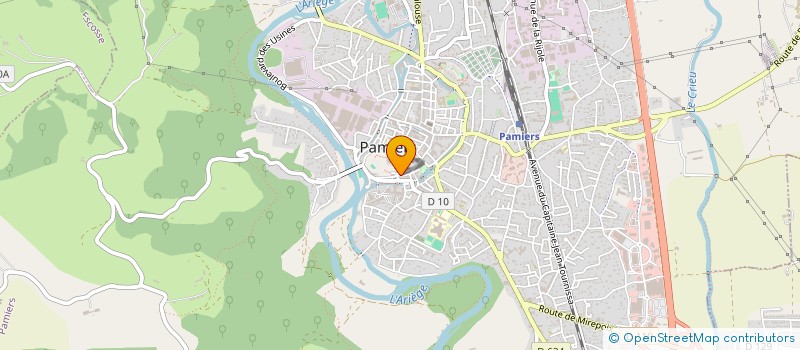 localisation de l'entreprise MADAME KAMILA RODRIGUES DE LIMA à PAMIERS