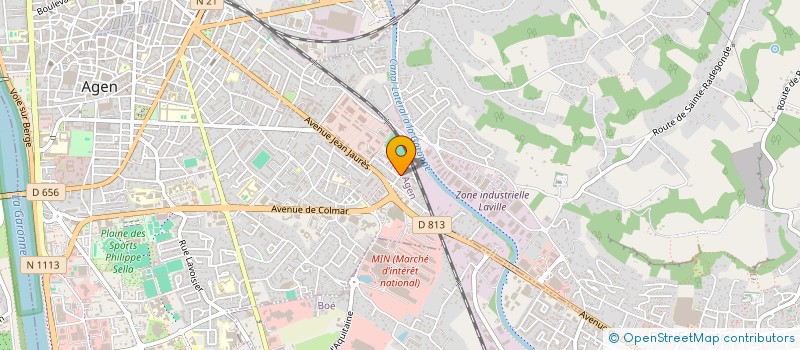 localisation de l'entreprise MADAME KAMILIA ABDELOUAHAB  BRUGES