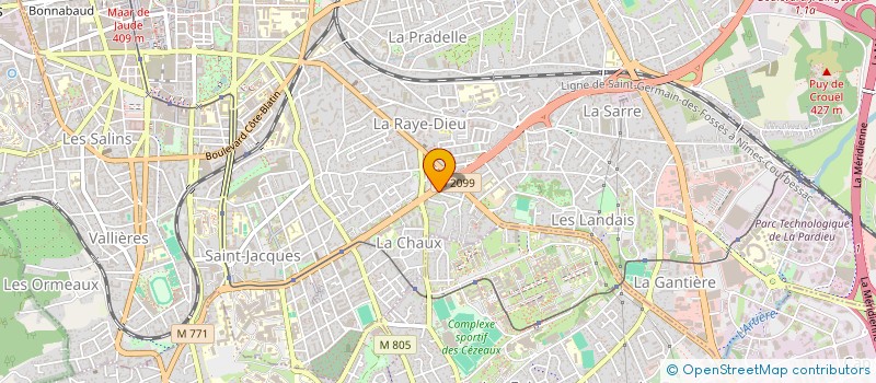 localisation de l'entreprise MADAME KAMILIA AIT LOUNIS  CLERMONT-FERRAND