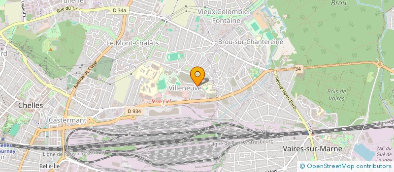 localisation de l'entreprise MADAME KAMILIA BAJNATI  CHELLES