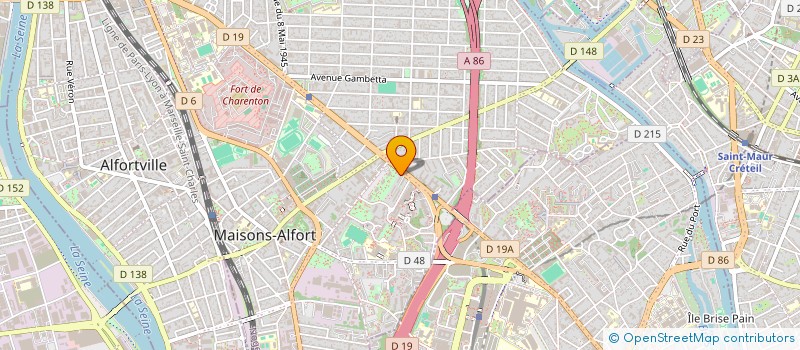 localisation de l'entreprise MADAME KAMILIA CHEKINI  MAISONS-ALFORT