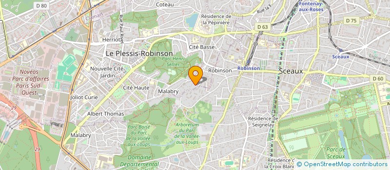 localisation de l'entreprise MADAME KAMILIA GOUSMI  LE PLESSIS-ROBINSON