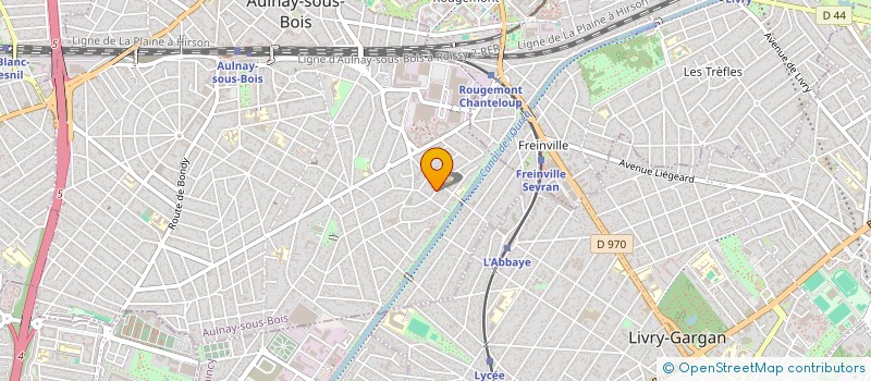 localisation de l'entreprise MADAME KAMILIA HADJEM à AULNAY SOUS BOIS