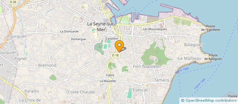 localisation de l'entreprise MADAME KAMILIA KAHLA à LA SEYNE-SUR-MER