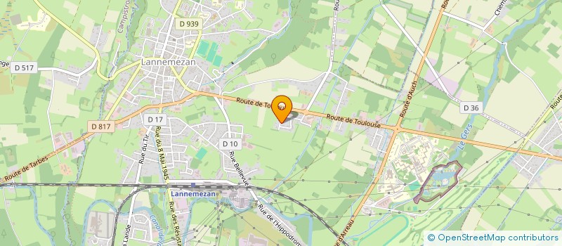 localisation de l'entreprise MADAME KAMINY RADHA MAURYMOOTHOO  LANNEMEZAN