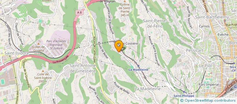 localisation de l'entreprise MADAME KAMYLLA FERREIRA DE OLIVEIRA  NICE