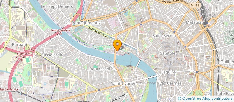 localisation de l'entreprise MADAME KANABONNON COULIBALY  TOULOUSE