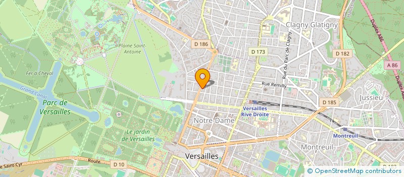 localisation de l'entreprise MADAME KANAE UMINO à VERSAILLES