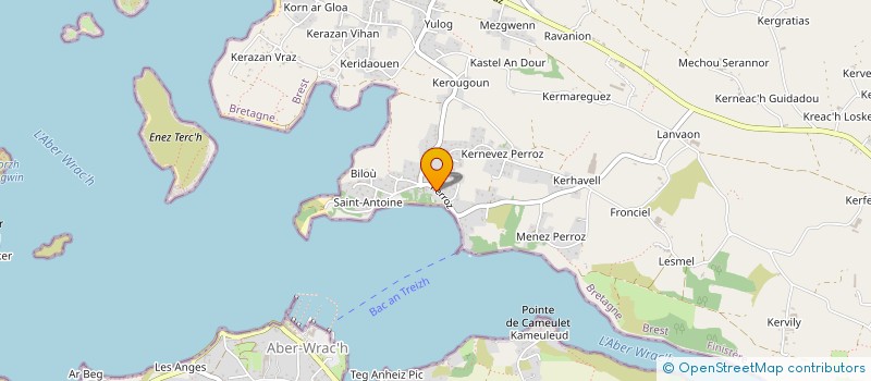 localisation de l'entreprise MADAME KANCHAN ABJEAN  PLOUGUERNEAU