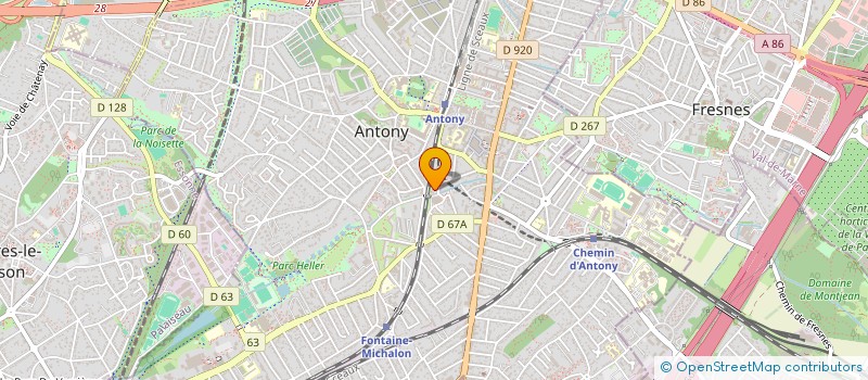 localisation de l'entreprise MADAME KANDE MAGASSA à ANTONY