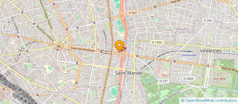 localisation de l'entreprise MADAME KANDE NIMAGA  PARIS