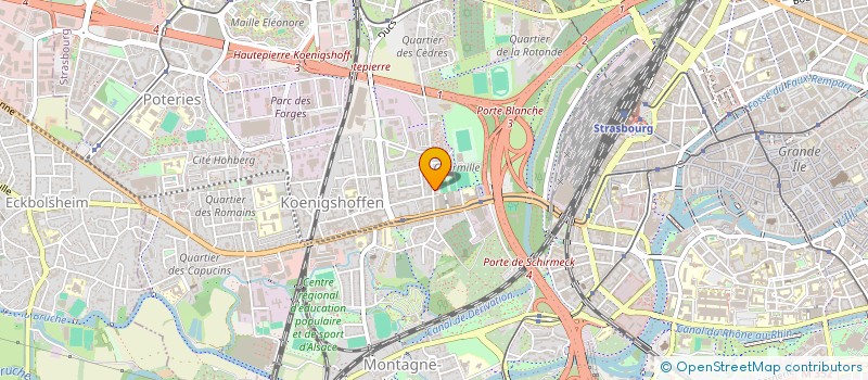 localisation de l'entreprise MADAME KANDI GNINGUE à STRASBOURG