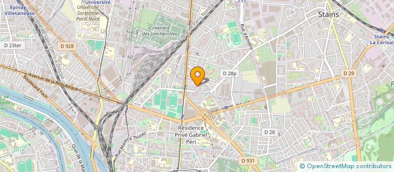 localisation de l'entreprise MADAME KANDIA TOURAYE à PIERREFITTE-SUR-SEINE