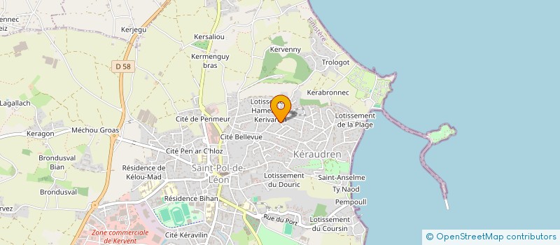 localisation de l'entreprise MADAME KANDICE FERNAND  SAINT-POL-DE-LEON