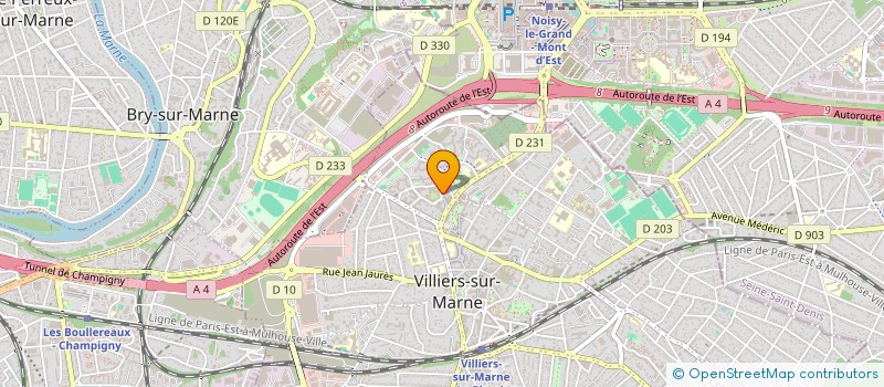 localisation de l'entreprise MADAME KANDJI DRAME à VILLIERS-SUR-MARNE